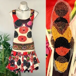 a r t :: Desigual by Lacroix Beaded Mod Dropwaist Dress